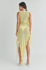 Lemoncello Mesh Coverup Dress