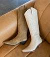 Matisse Agency Cowboy Boots- Suede Tan