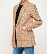 Multi Color Tweed Blazer
