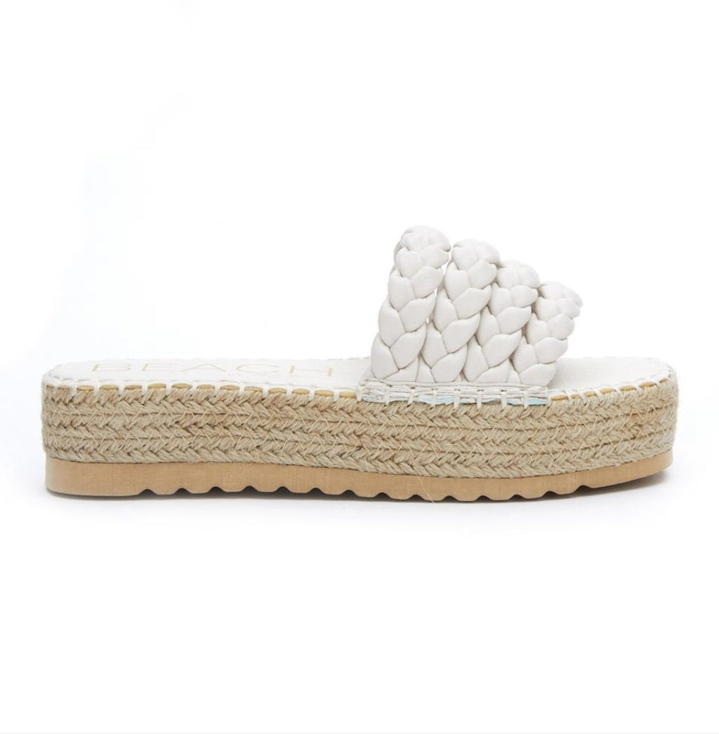 Matisse Pacific Wedge Sandal- White